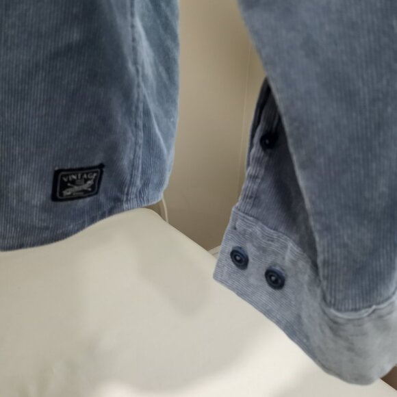 ORIGINAL WEATHERPROOF VINTAGE LIGHT BLUE COURDROY CASUALSHIRT MEN SIZE XL - Picture 7 of 9